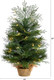 Nearly Natural 2ft. Artificial Christmas Tree in Burlap Base with 35 Warm White LED Lights